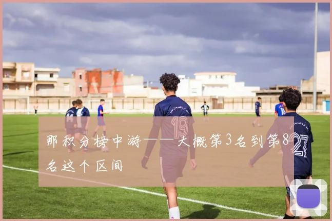 那积分榜中游——大概第3名到第8名这个区间