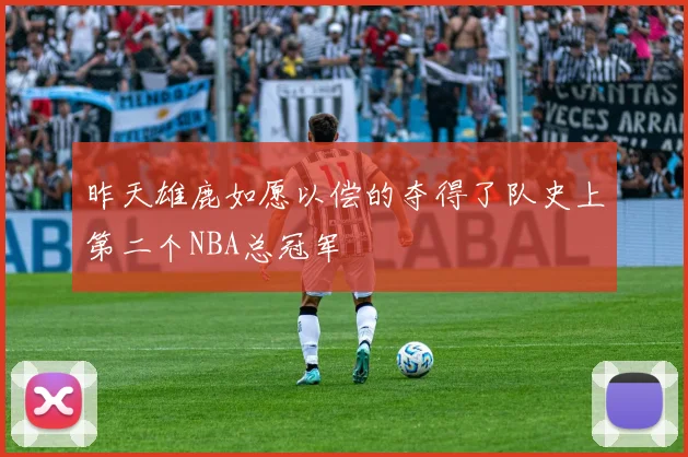 昨天雄鹿如愿以偿的夺得了队史上第二个NBA总冠军